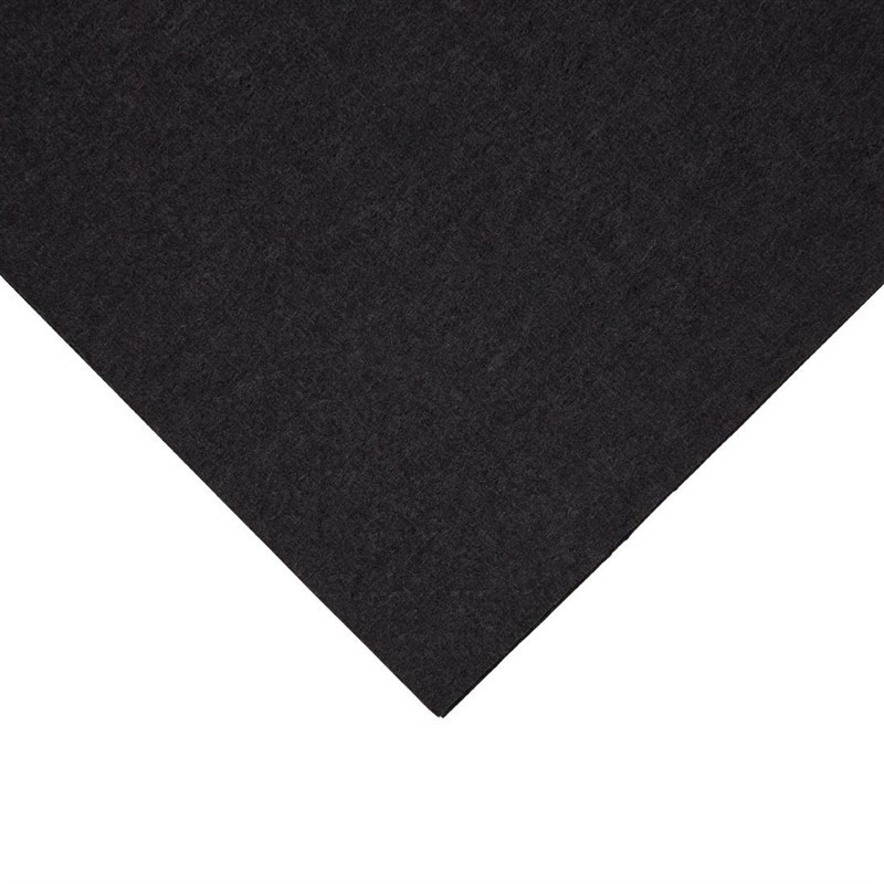  Fiesta Recyclable Serviettes diner 3 plis noires 40x40cm pliage 1/8 (Lot de 1000) 