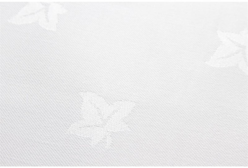  Mitre Luxury Serviettes blanches en coton motif feuille de lierre Luxor 450 x 450mm 