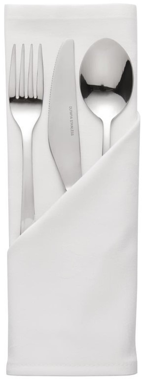  Mitre Essentials Serviettes blanches en polyester Occasions 