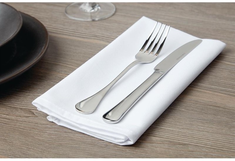  Mitre Essentials Serviettes blanches en polyester Occasions 