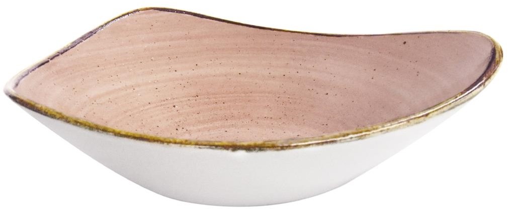  Churchill Bols triangulaires Stonecast Raw Terracotta Lotus 229mm (Lot de 12) 