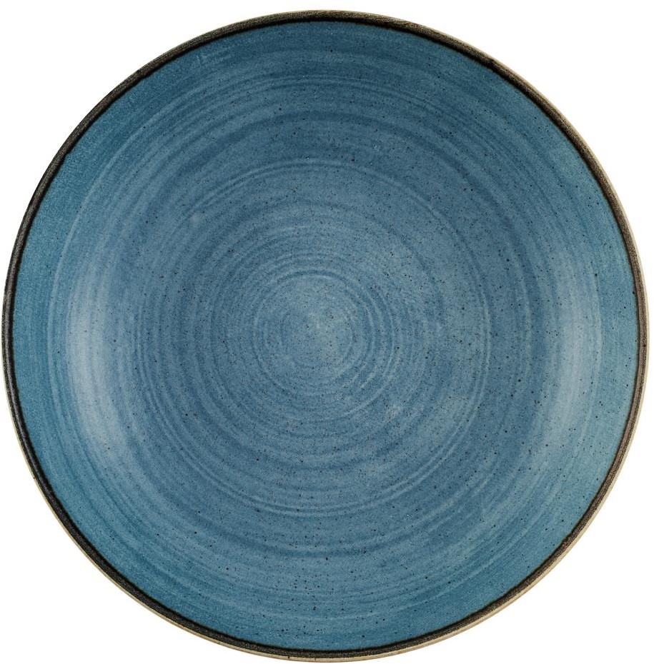  Churchill Assiettes coupes rondes Stonecast Raw Evolve Teal 248mm (Lot de 12) 