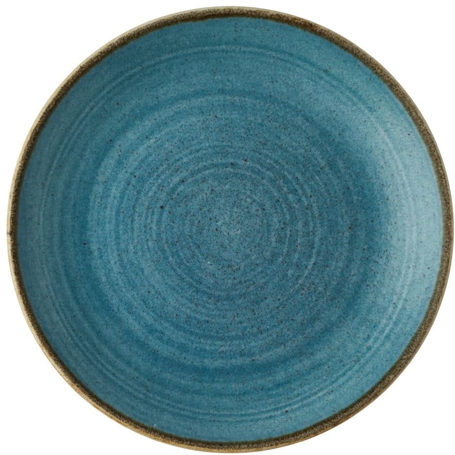  Churchill Assiettes rondes Stonecast Raw Evolve Teal 165mm (Lot de 12) 