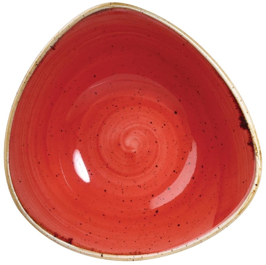  Churchill Bols triangulaires Stonecast Berry Red 235mm (Lot de 12) 