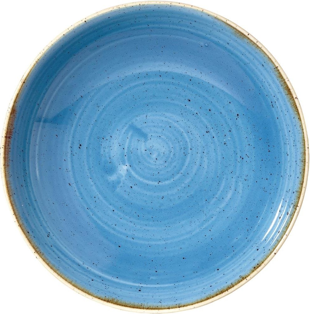  Churchill Assiettes coupes rondes bleues Stonecast 184 mm (lot de 12) 
