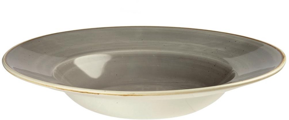  Churchill Bols &agrave; bord large Stonecast Peppercorn Grey 277mm (Lot de 12) 
