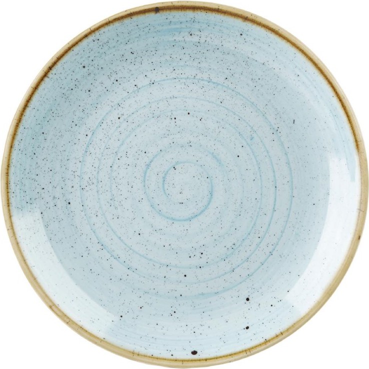  Churchill Assiettes rondes bleues Stonecast 200mm (lot de 12) 