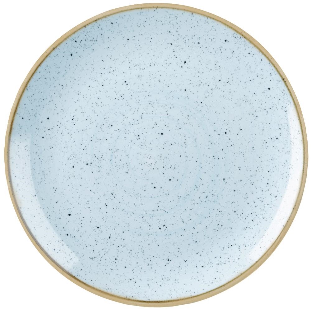 Churchill Assiettes rondes Stonecast Duck Egg Blue 165mm (Lot de 12) 