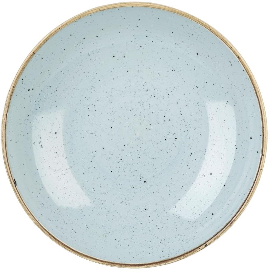  Churchill Assiettes coupes rondes Stonecast Duck Egg Blue 220mm (Lot de 12) 