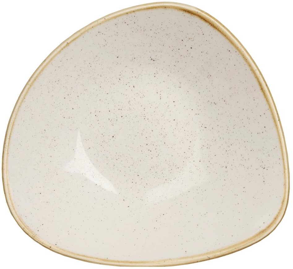  Churchill Bols triangulaires Stonecast Barley White 228mm (Lot de 12) 