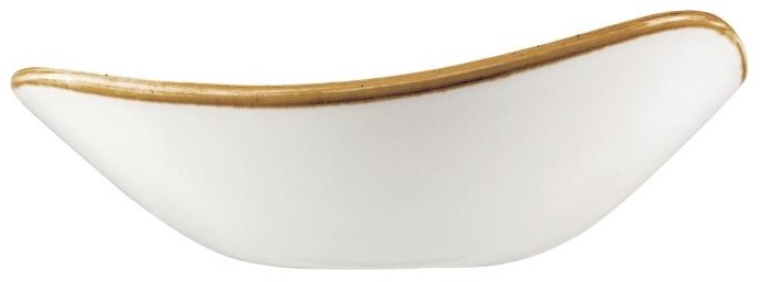  Churchill Bols triangulaires Stonecast Barley White 228mm (Lot de 12) 