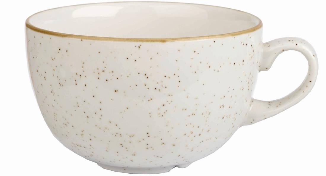  Churchill Tasses &agrave; cappuccino Stonecast Barley White 354ml (Lot de 12) 