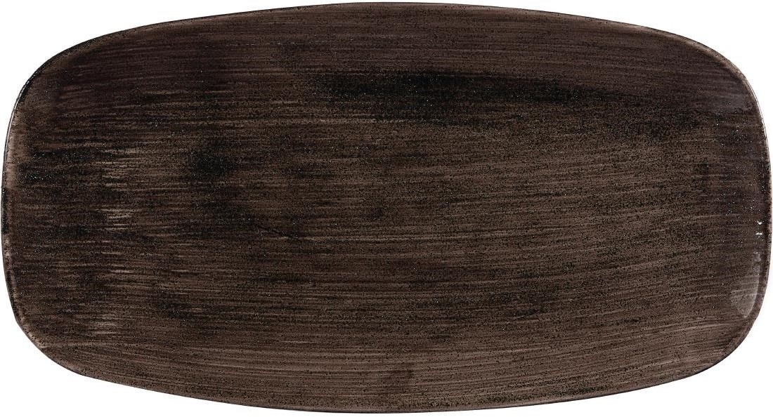  Churchill Assiettes oblongues Stonecast Patina 355mm (Lot de 6) 