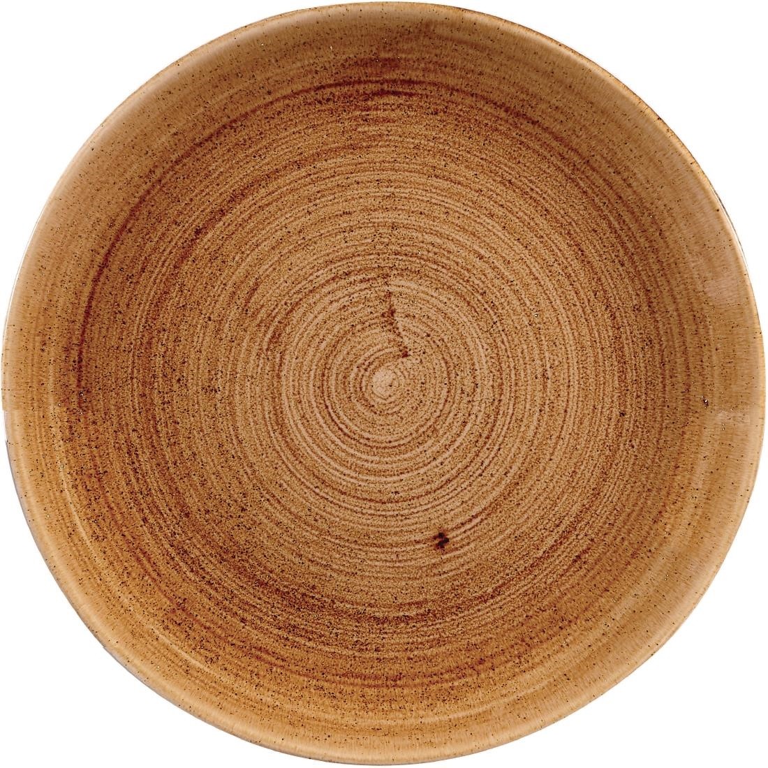  Churchill Assiettes rondes Stonecast Patina Vintage Copper 260mm (Lot de 12) 