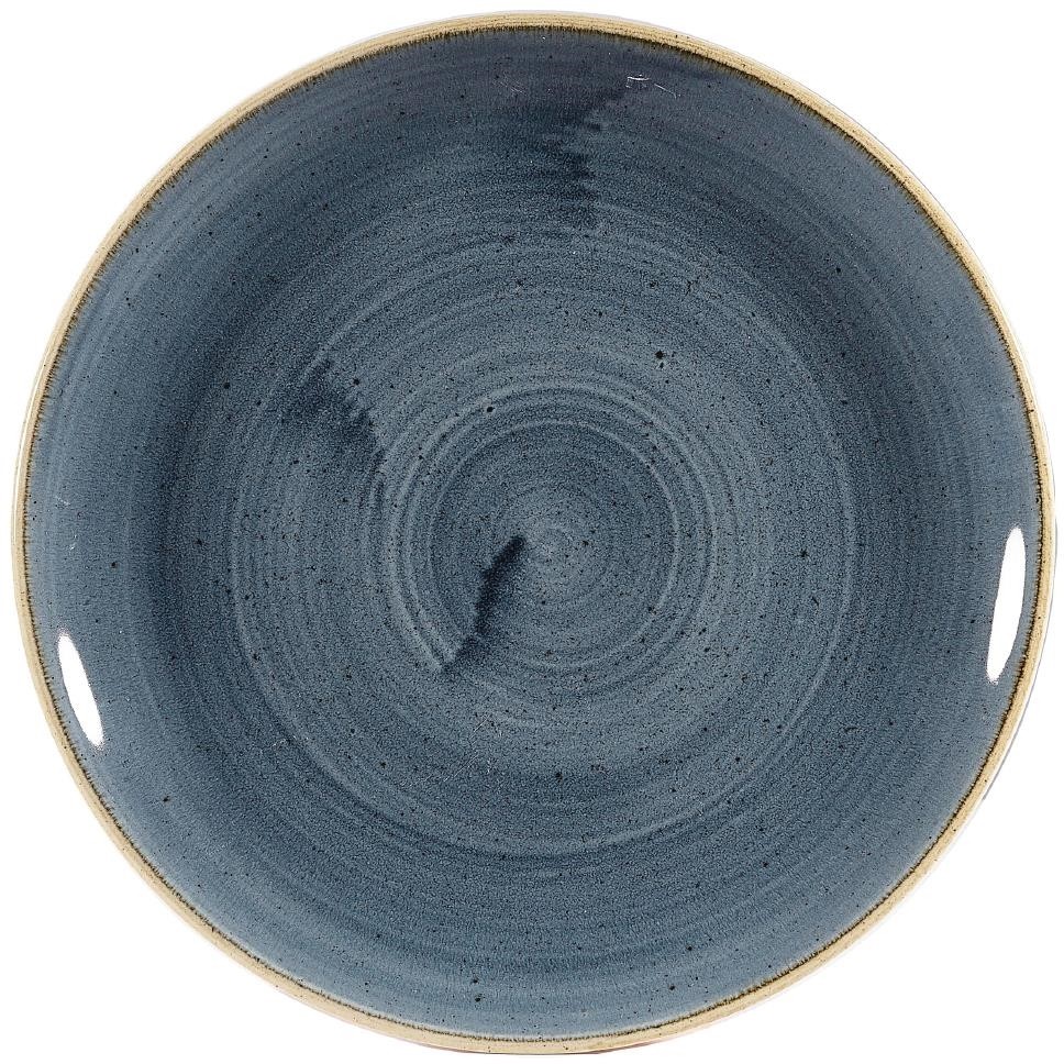  Churchill Assiettes rondes Stonecast Blueberry 217mm (Lot de 12) 