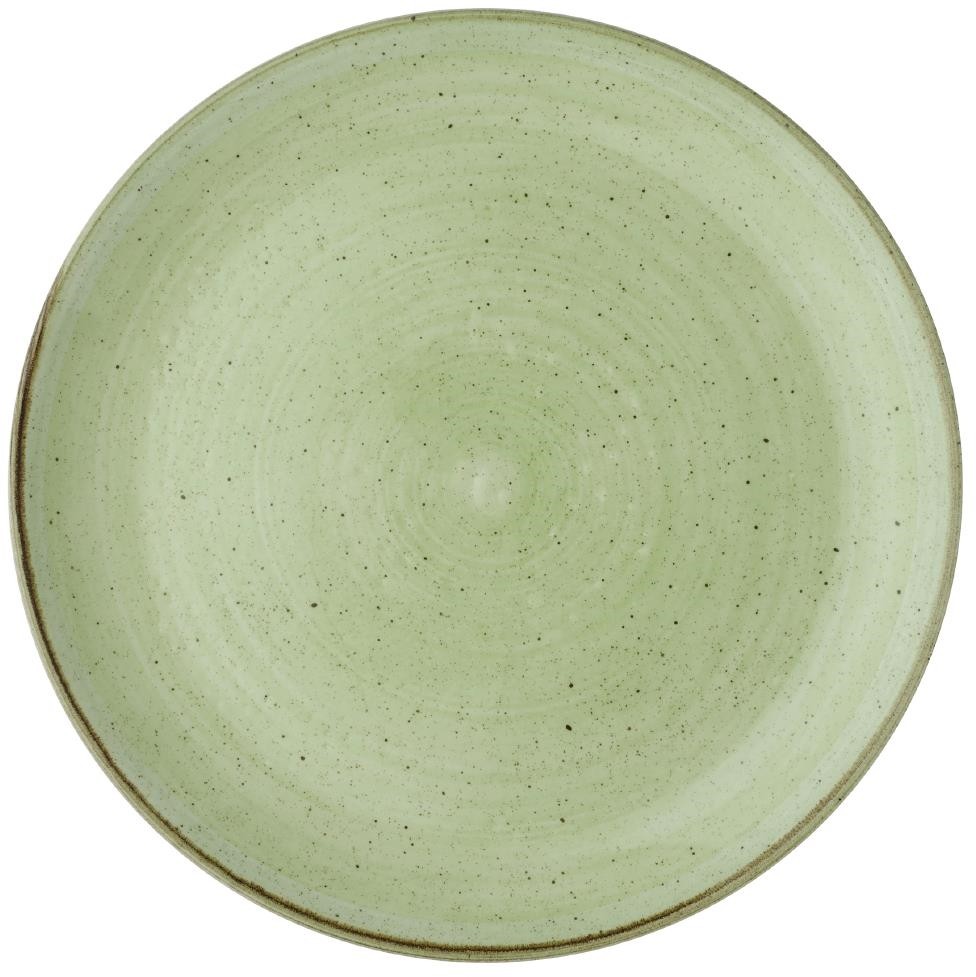  Churchill Assiettes avec rebord Stonecast Sage Green 288mm (Lot de 12) 