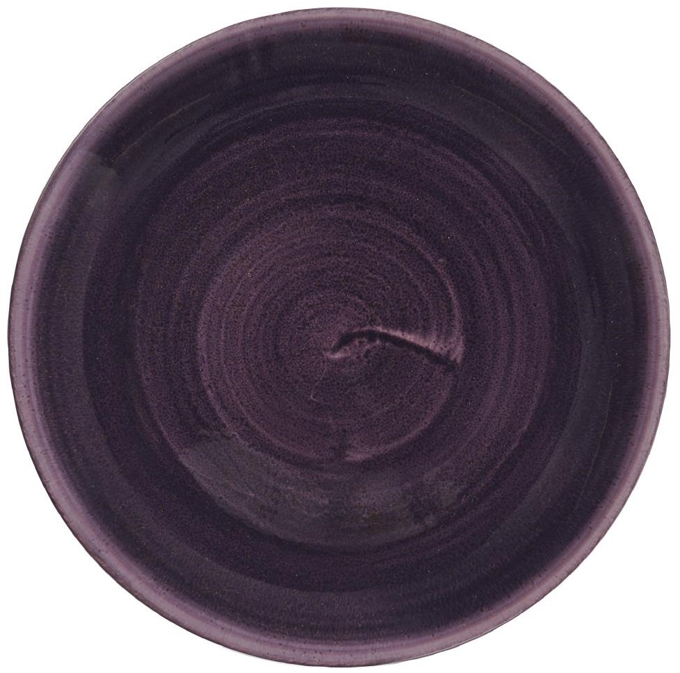  Churchill Assiettes rondes Stonecast Patina Purple 217mm (Lot de 12) 