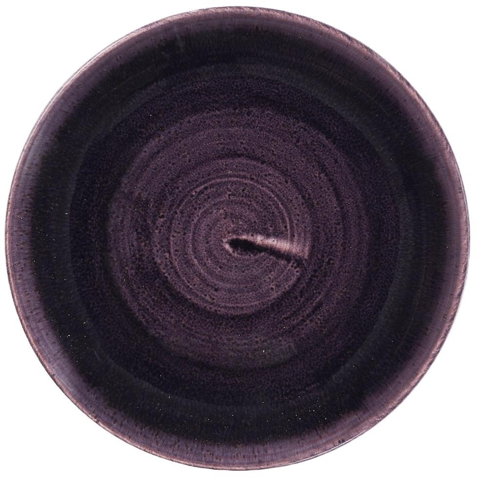  Churchill Assiettes rondes Stonecast Patina Purple 165mm (Lot de 12) 