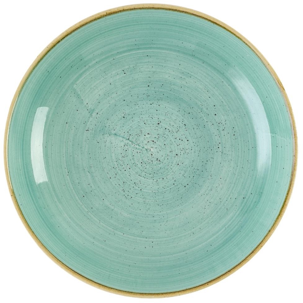  Churchill Assiettes coupes rondes Stonecast Mint 182mm (Lot de 12) 