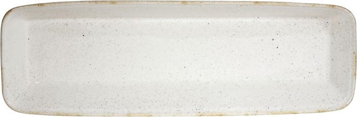  Churchill Plats &agrave; four rectangulaires Stonecast Hints blanc orge 160 x 530 mm (lot de 2) 