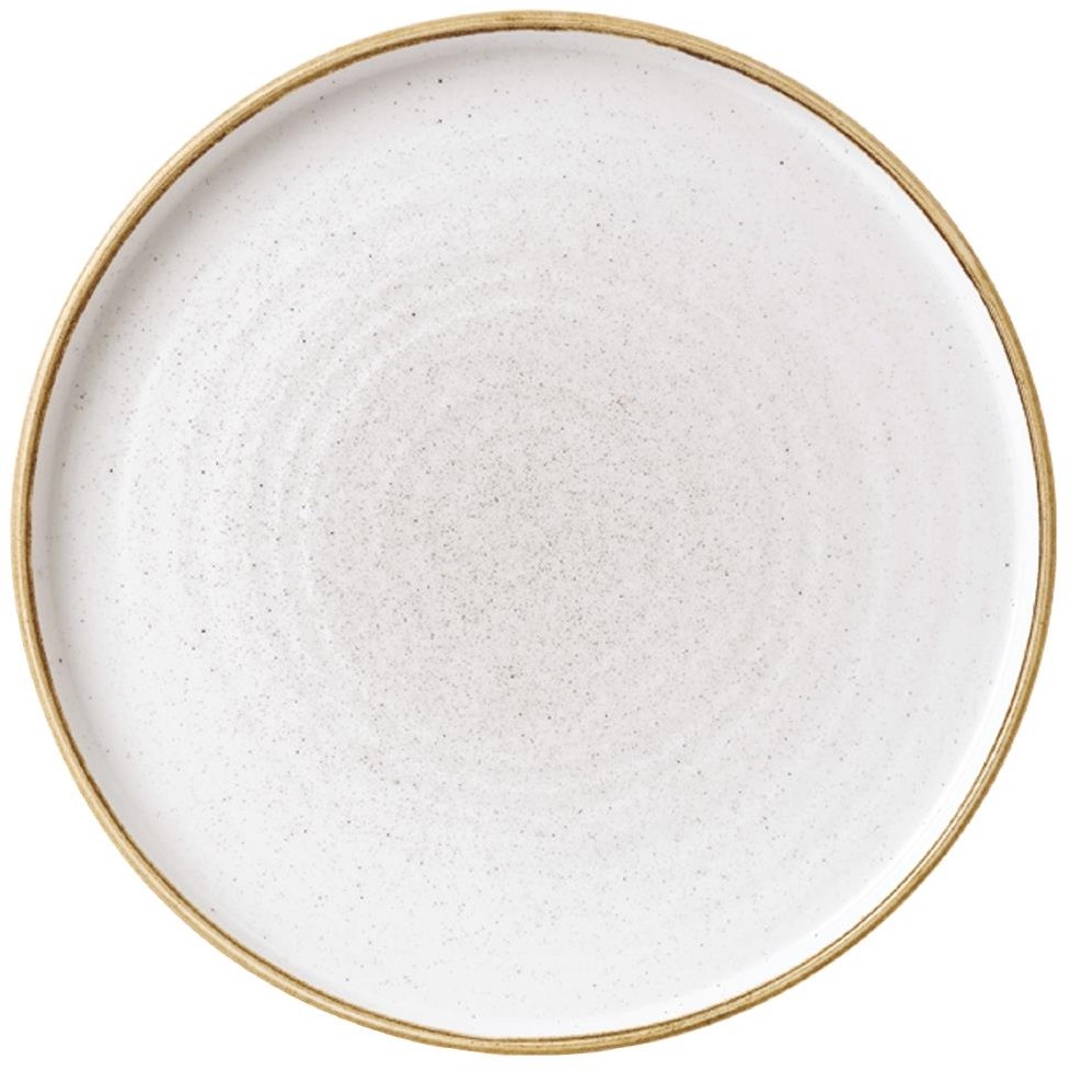  Churchill Assiettes avec rebord Stonecast Barley White 260mm (Lot de 6) 