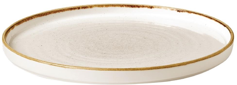  Churchill Assiettes avec rebord Stonecast Barley White 260mm (Lot de 6) 