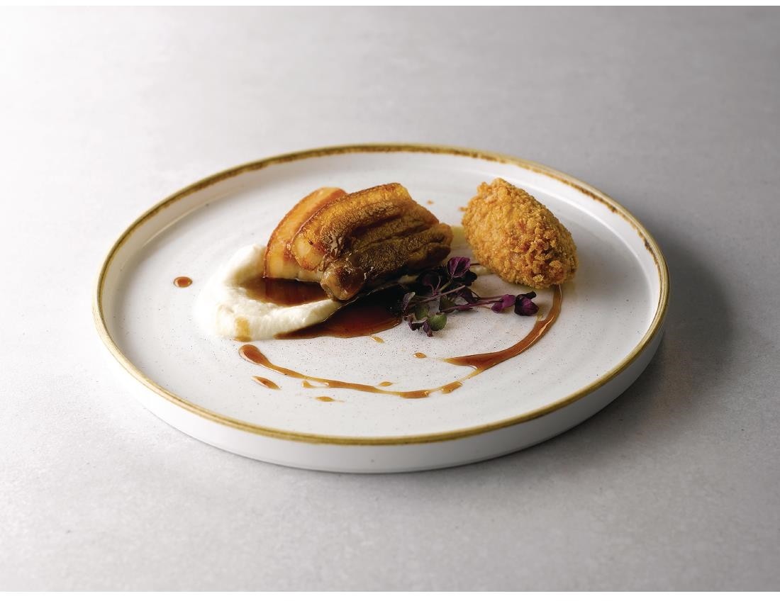 Churchill Assiettes avec rebord Stonecast Barley White 260mm (Lot de 6) 