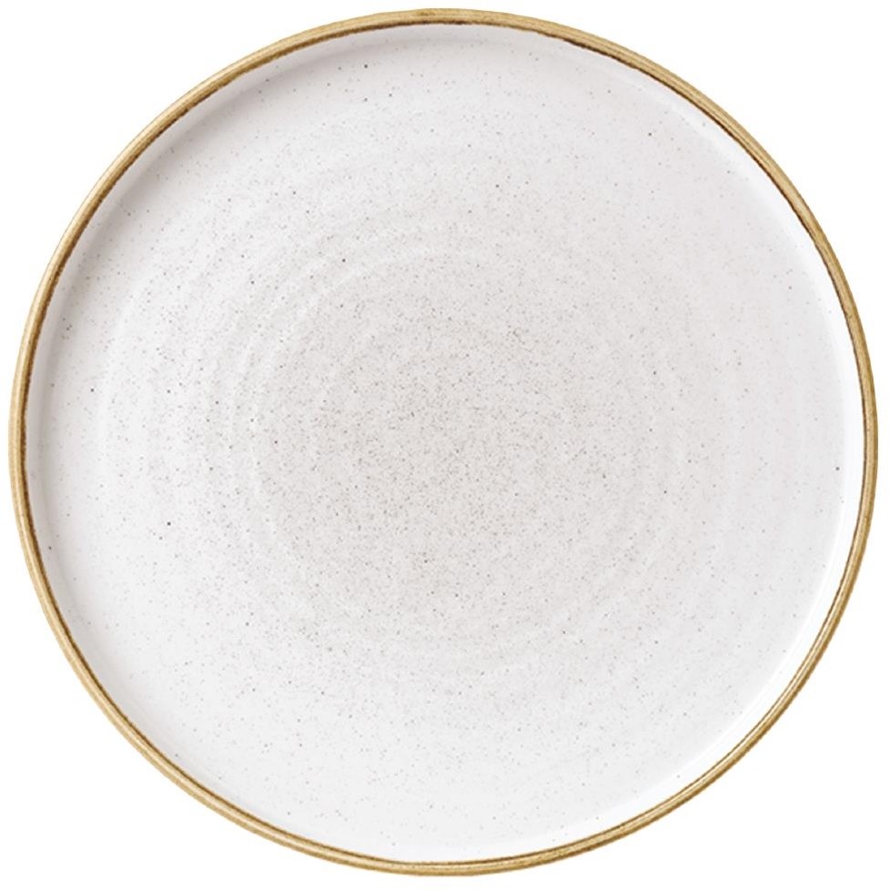  Churchill Assiettes avec rebord Stonecast Barley White 210mm (Lot de 6) 