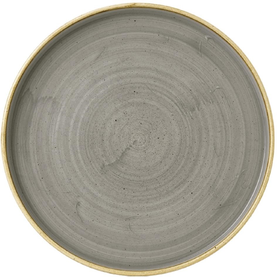  Churchill Assiettes avec rebord Stonecast Peppercorn Grey 260mm (Lot de 6) 