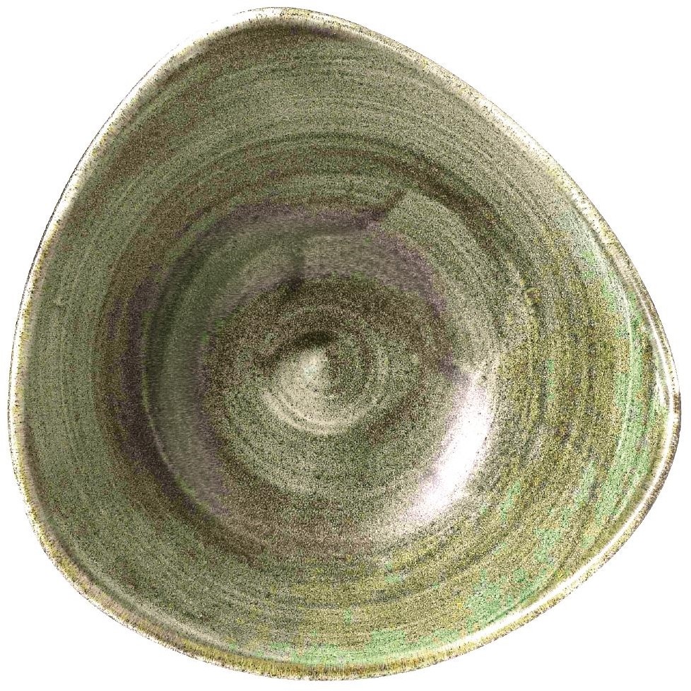  Churchill Bols triangulaires Stonecast Patina Lotus Burnished Green 178mm (Lot de 12) 