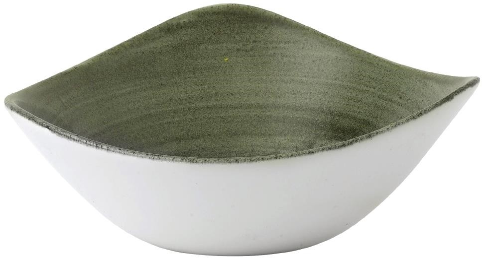  Churchill Bols triangulaires Stonecast Patina Lotus Burnished Green 178mm (Lot de 12) 