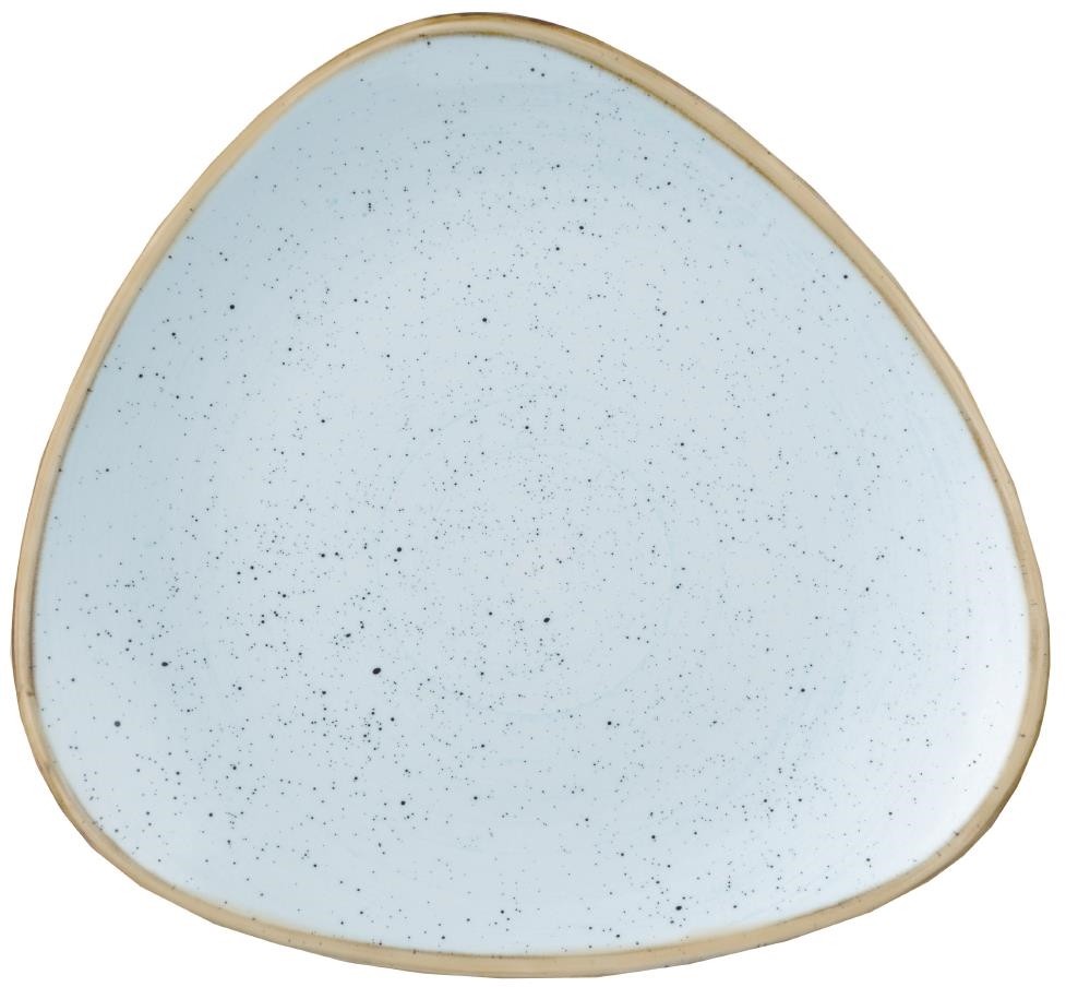  Churchill Assiettes triangulaires Stonecast Duck Egg Lotus 192mm (Lot de 12) 