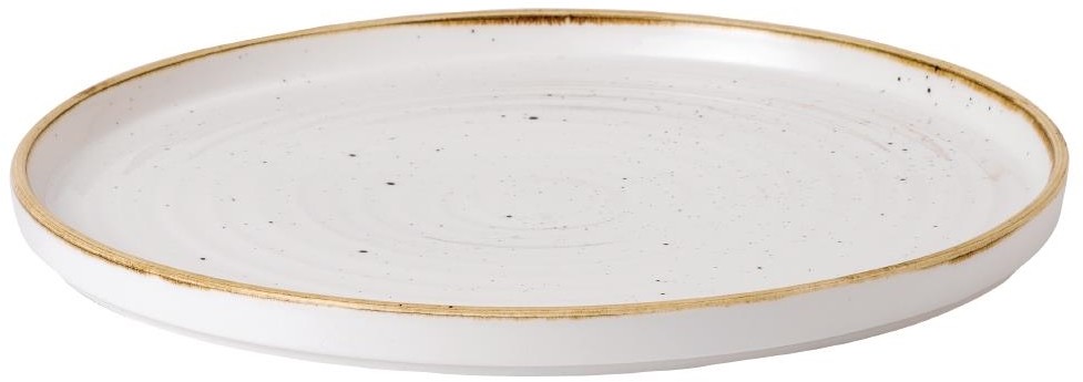  Churchill Assiettes avec rebord Stonecast Barley White 275mm (Lot de 6) 