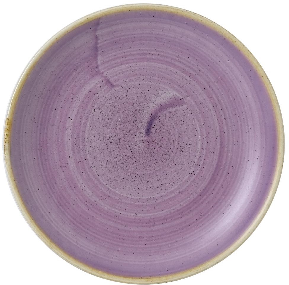  Churchill Assiettes coupes rondes Stonecast Lavender Evolve 165mm (Lot de 12) 