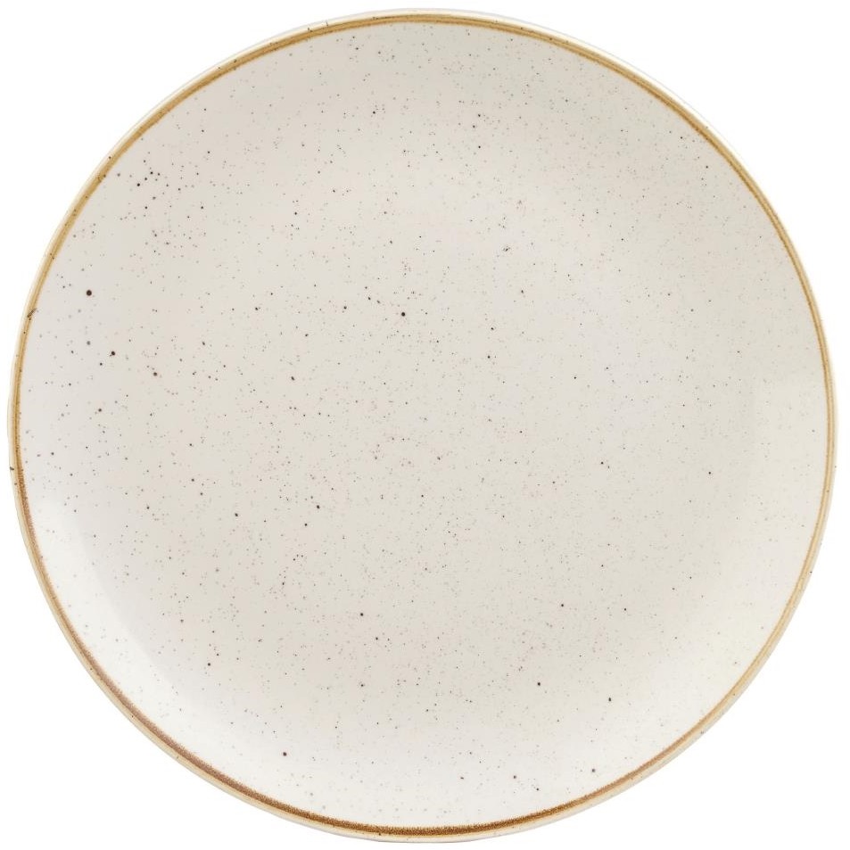  Churchill Assiettes rondes Stonecast Barley White 286mm (Lot de 12) 