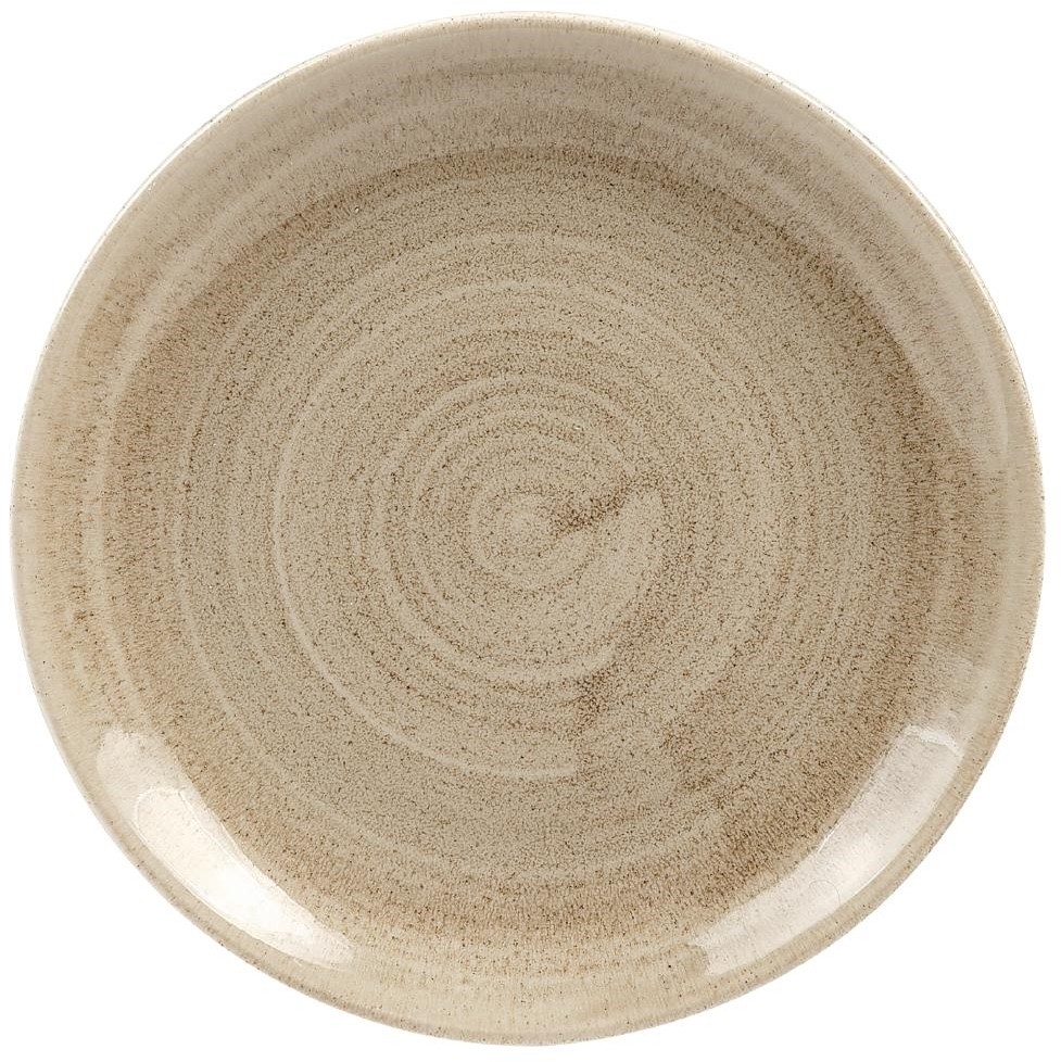  Churchill Assiettes rondes Stonecast Patina Antique Taupe 165mm (Lot de 11) 