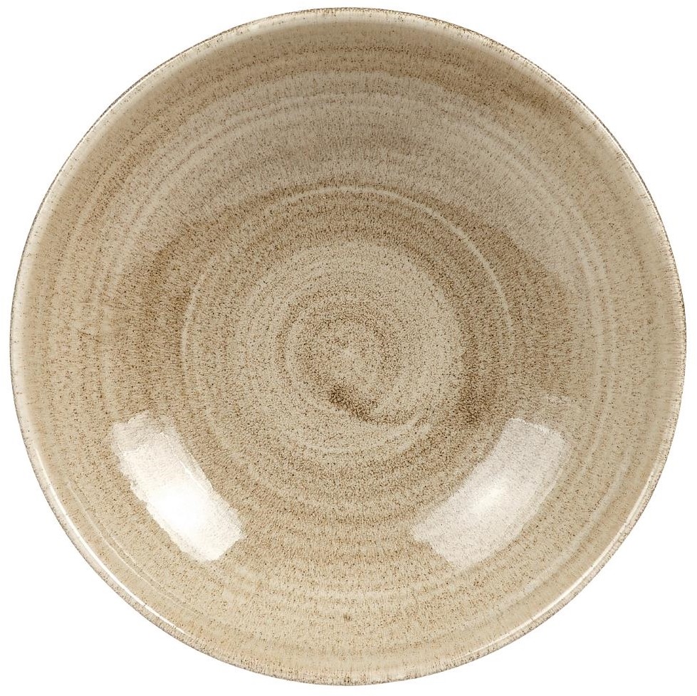  Churchill Assiettes rondes Stonecast Patina Antique Taupe 182mm (Lot de 7) 
