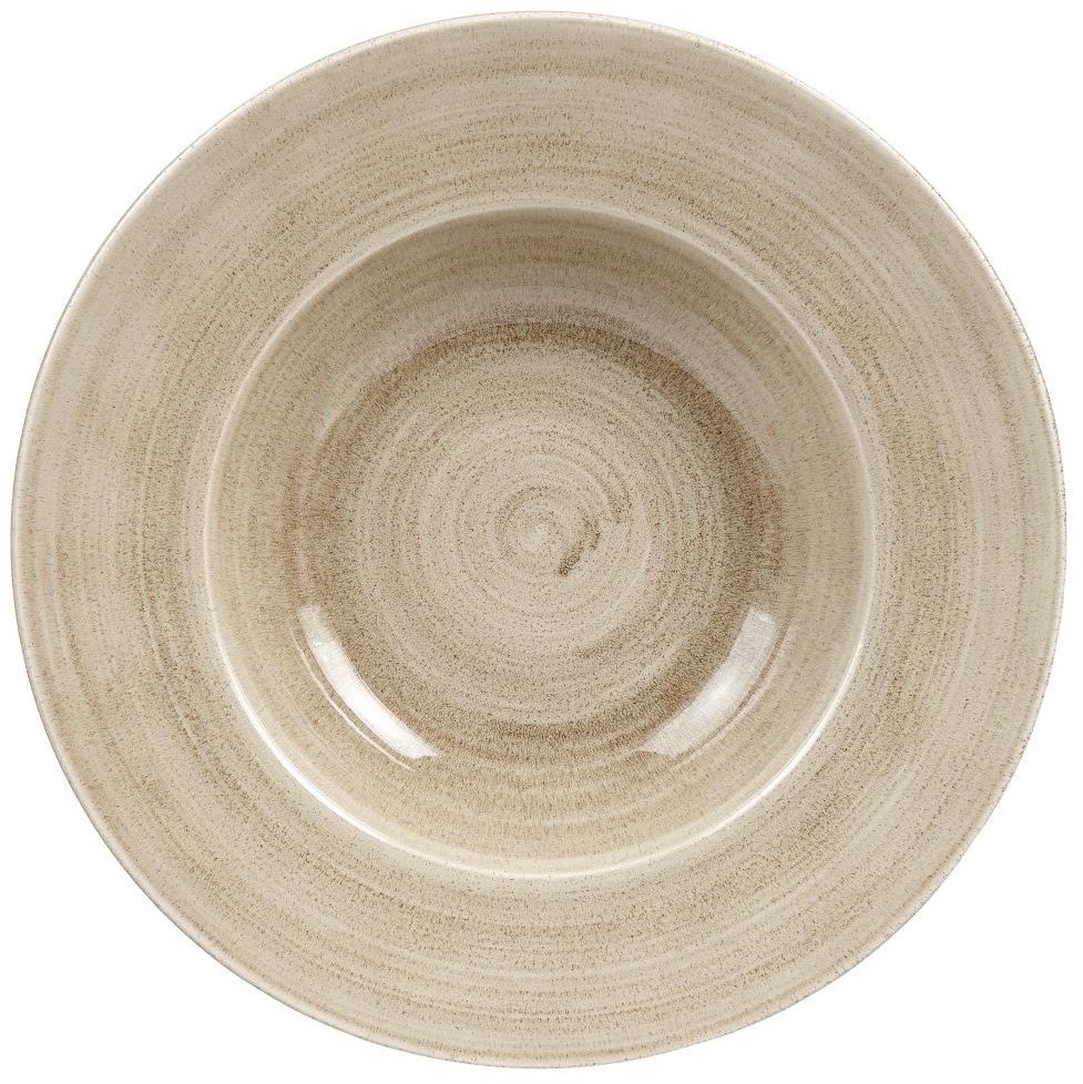  Churchill Bols &agrave; bord large Stonecast Patina Antique Taupe 280mm (Lot de 12) 