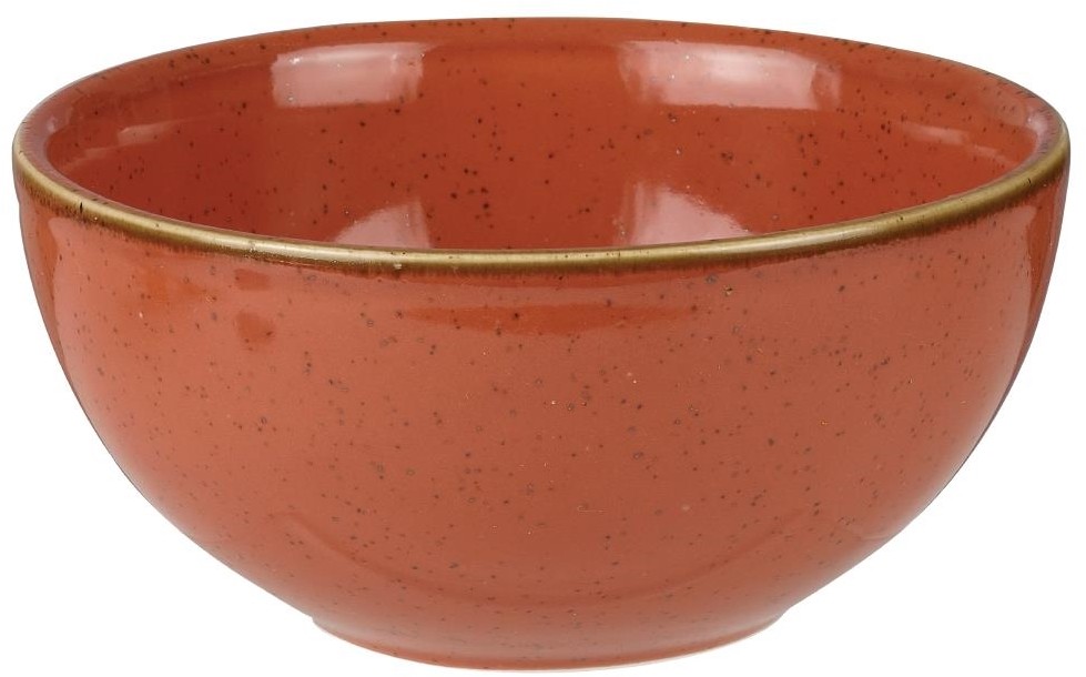  Churchill Bols &agrave; soupe Stonecast Spiced Orange 132mm (Lot de 12) 