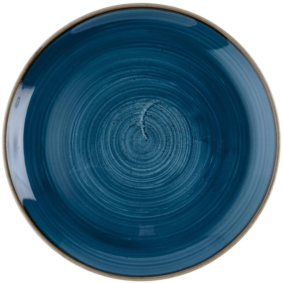  Churchill Assiettes rondes Stonecast Java Blue Evolve 285mm (Lot de 12) 