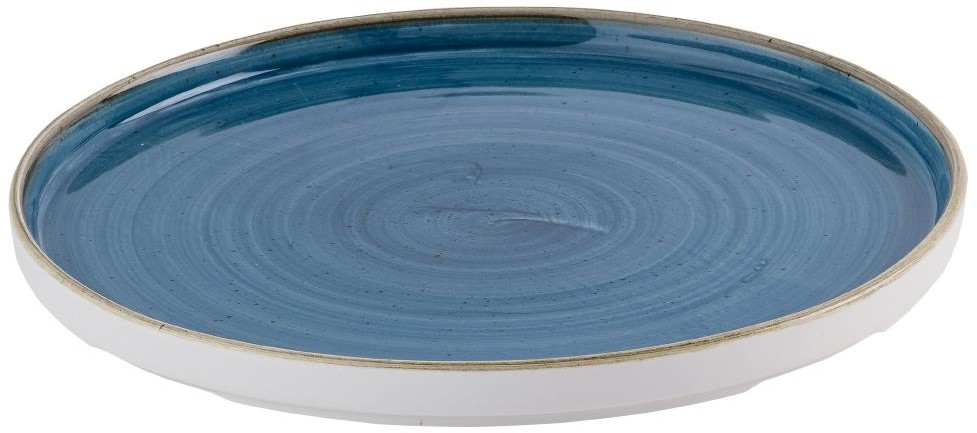  Churchill Assiettes avec rebord Stonecast Java Blue 260mm (Lot de 6) 