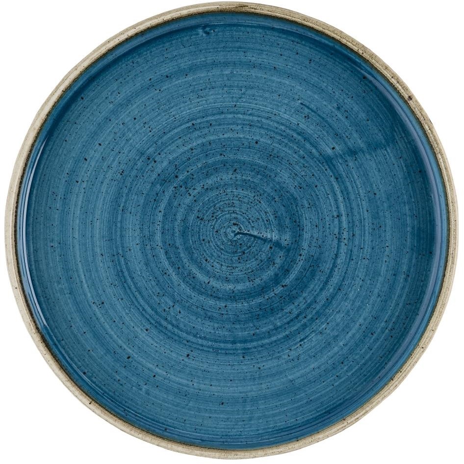  Churchill Assiettes avec rebord Stonecast Java Blue 210mm (Lot de 6) 