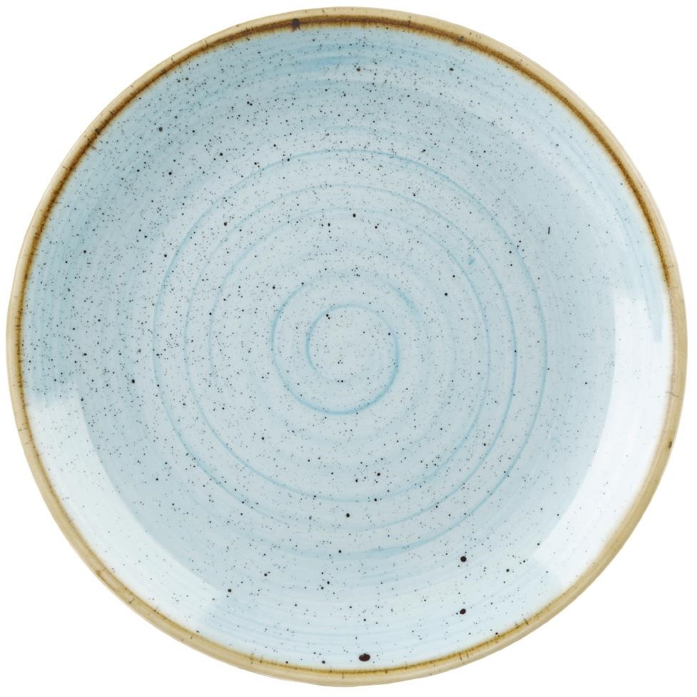  Churchill Assiettes rondes Stonecast Duck Egg 254mm (Lot de 12) 