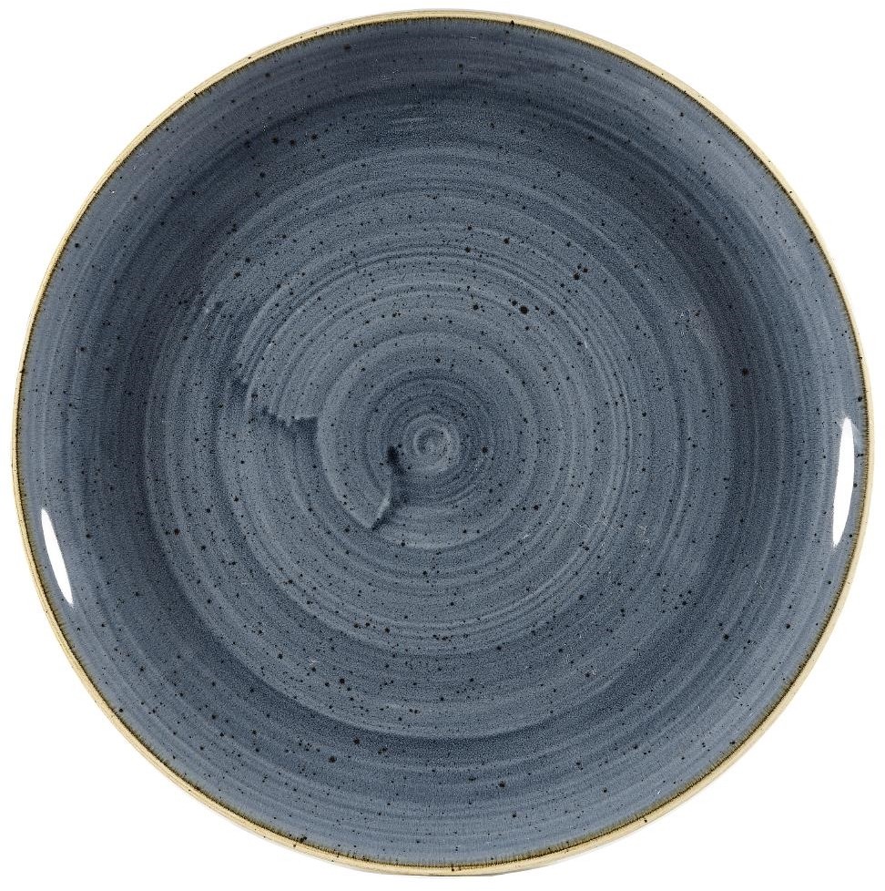  Churchill Assiettes rondes Stonecast Blueberry 228mm (Lot de 12) 