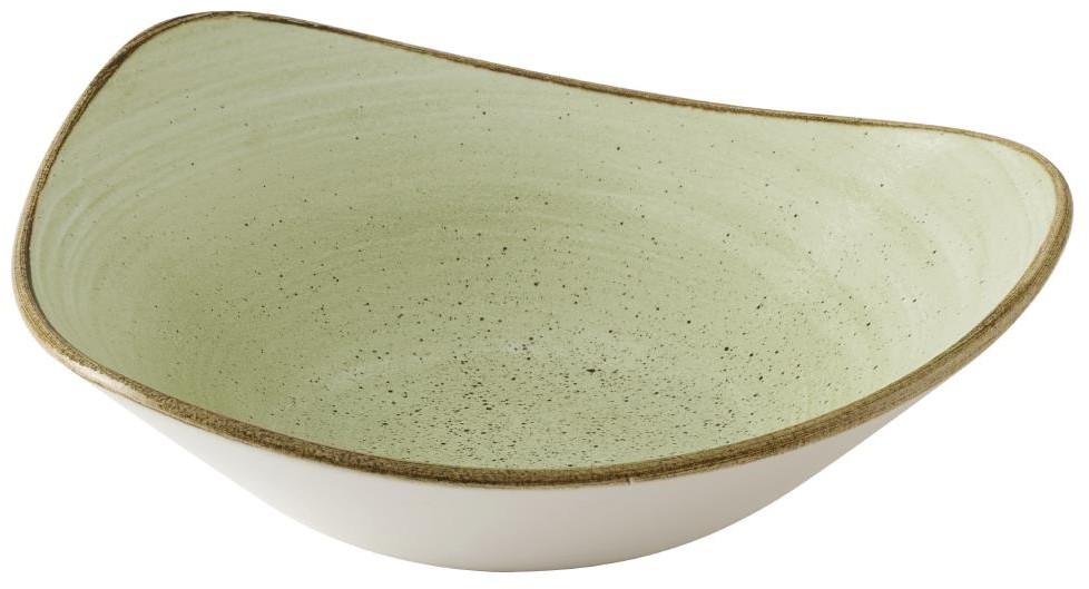  Churchill Bols triangulaires Stonecast Raw Green Lotus 229mm (Lot de 12) 