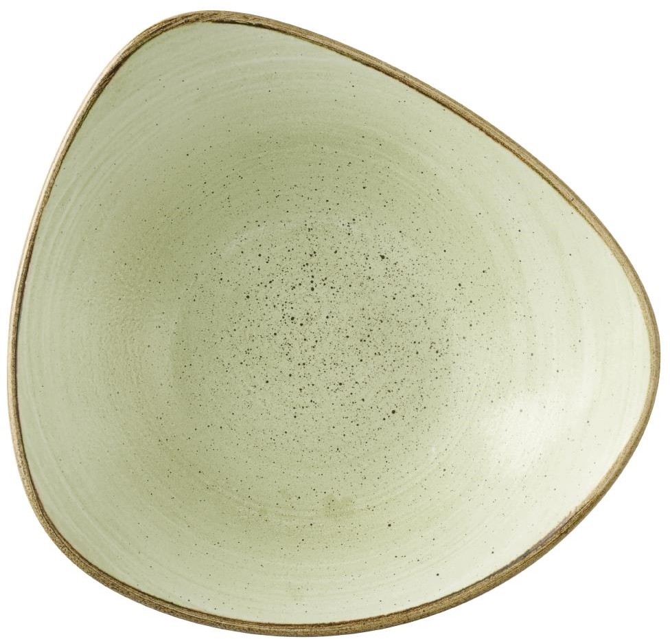  Churchill Bols triangulaires Stonecast Raw Green Lotus 177mm (Lot de 12) 