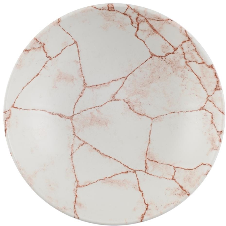 Churchill Assiettes coupes rondes Studio Prints Kintsugi Evolve Coral 184mm (Lot de 12) 