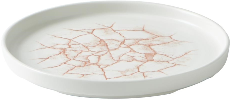  Churchill Assiettes avec rebord Studio Prints Kintsugi Coral 220mm (Lot de 6) 