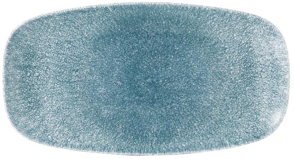  Churchill Assiettes oblongues Studio Prints Raku Oblong Topaz Blue 298mm (Lot de 12) 