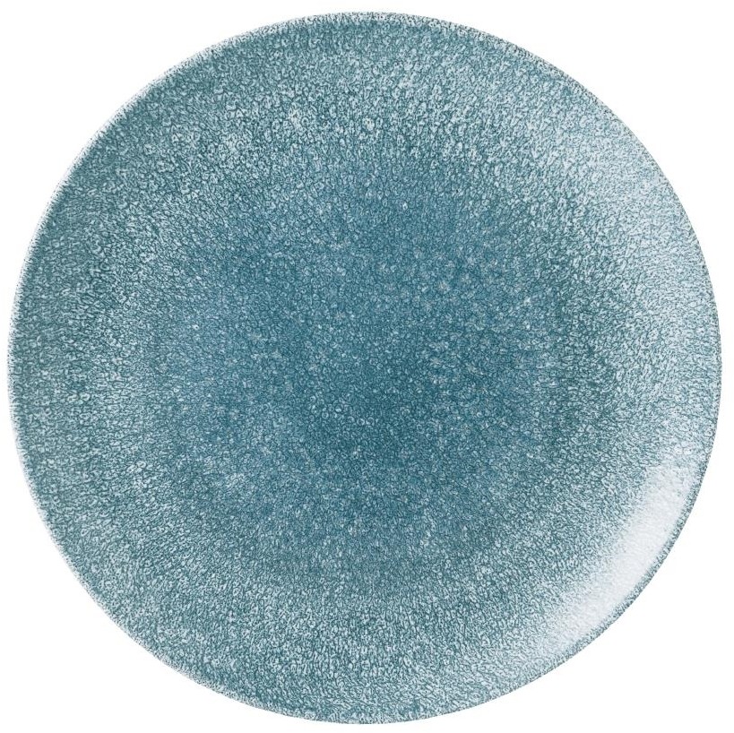  Churchill Assiettes rondes Studio Prints Raku Large Topaz Blue 288mm (Lot de 12) 